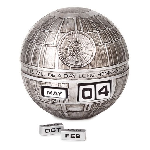 Hallmark Star Wars Death Star Perpetual Calendar New
